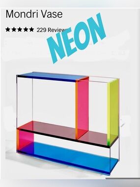 MoMA Mondri NEON Vase